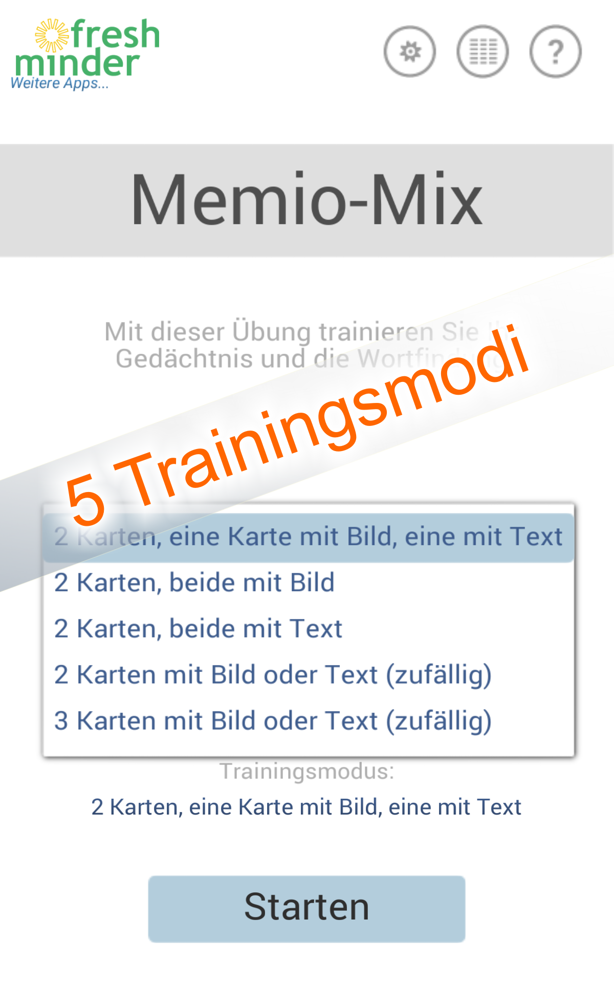 Android application Memio-Mix screenshort