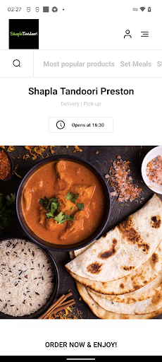 Android application Shapla Tandoori Preston screenshort