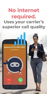 Smart Second Phone Line for Business: Ninja Number