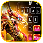 Golden Dragon Keyboard Background Apk