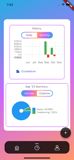 Money Manager Screen 2
