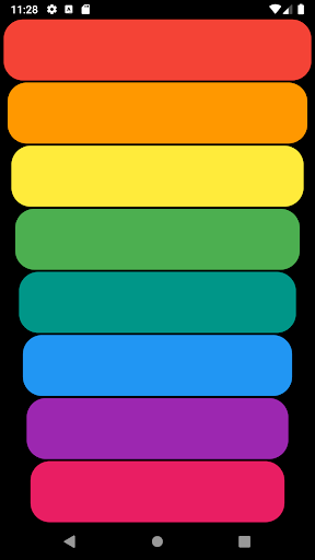 Android application Xylophone screenshort