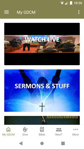 Android application Greater Destiny Christian Min screenshort