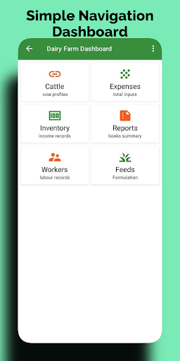 Android application Dairy Cattle Management App screenshort