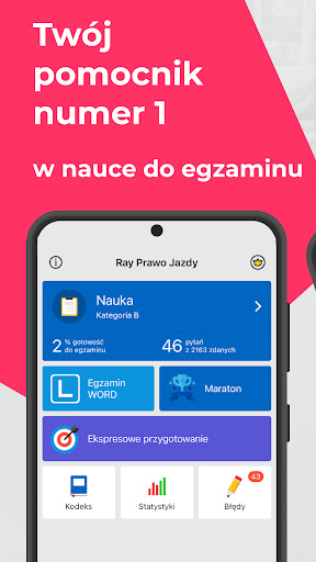 Android application Testy na prawo jazdy 2024 screenshort