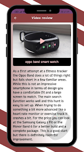 oppo band smart watch Guide