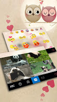 Valentine Owls Love Keyboard Theme