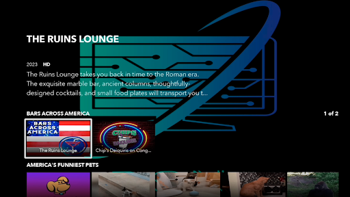 Bernard Streaming Network Screen 2