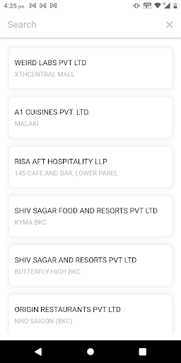 Beverage Cart Sales App Screen 2