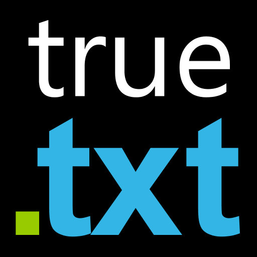 True Txt Reader Writer 1.9 Icon