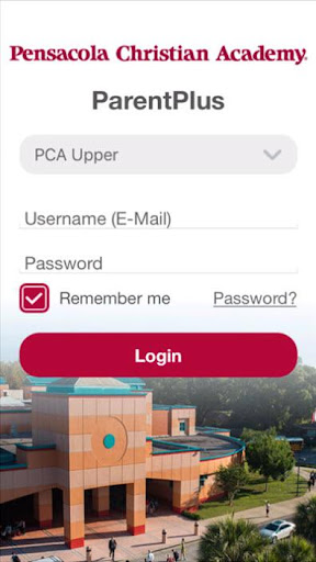 Android application PCA Parent screenshort