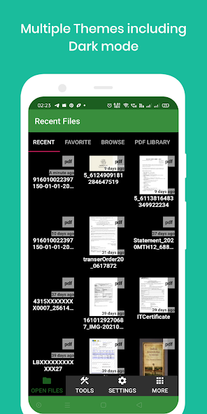 Visualizador de PDF capturas de pantalla