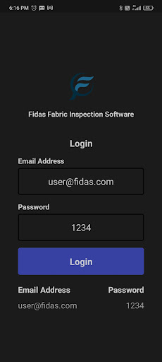 Android application Fidas Counter Communication screenshort