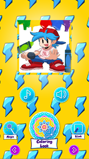 Friday Night Funkin Coloring Book FNF