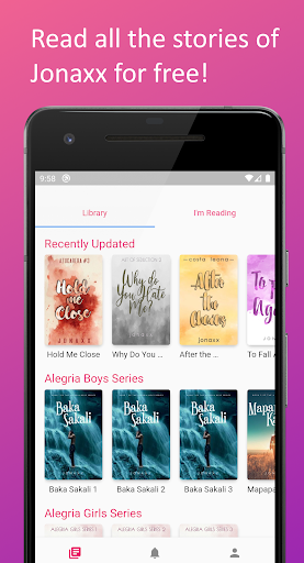 Android application Jonaxx Stories screenshort