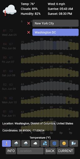 WeatherDash Screen 3