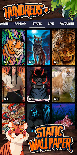 tiger background Screenshot 4 - AppWisp.com