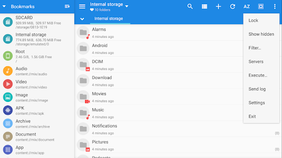 MiXplorer Silver File Manager Ekran görüntüsü