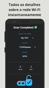 WiFi QR Code Scanner de senha