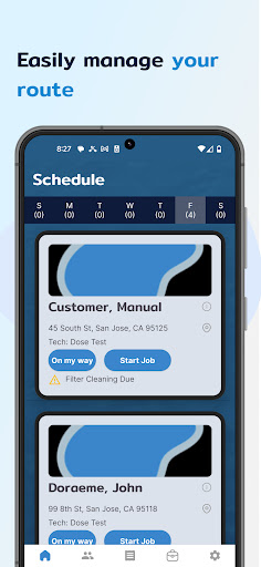 Android application Dip - Pool Owners & Service screenshort
