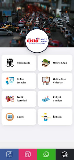 Android application Ekin Sürücü Kursu screenshort