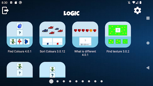 Android application Leap Learning's App Universe screenshort