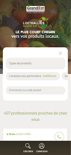 Android application Loc'Halles Grand Est screenshort