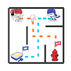 Toilet Maze: Cat & Dog Puzzle