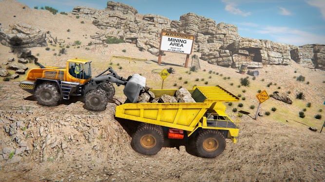 #1. Heavy Machine mining games 3D (Android) By: Identive