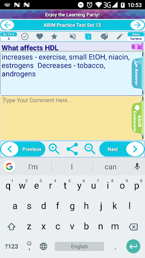 ABIM Internal Medicine Exam Screen 3