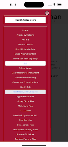 TrHealth Monitor Screen 2