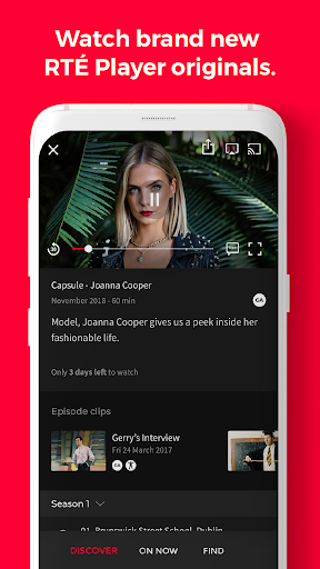 RTÉ Player Screen 3