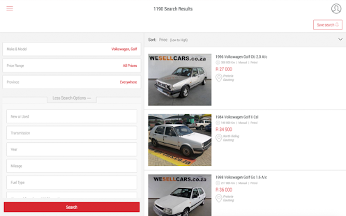Cars.co.za Varies with device APK screenshots 13