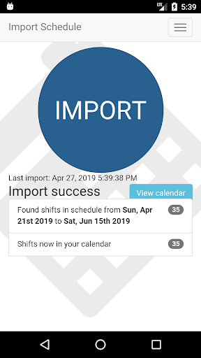 Android application GotMyTime screenshort