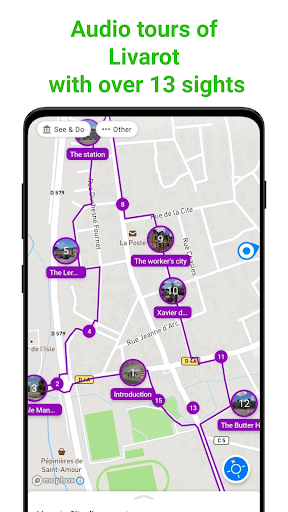 Android application Livarot Tour Guide:SmartGuide screenshort