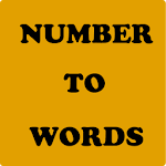 Cover Image of Herunterladen Number to Word Converter 2017  APK