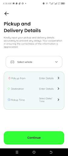 Slik Logistics Screen 2