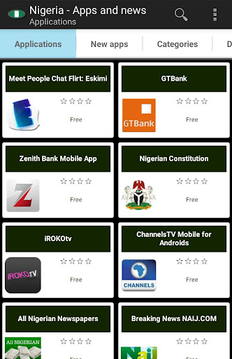 Android application Nigerian apps and games screenshort
