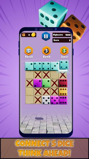 Android application Dice Breaker - Match 5 Puzzle screenshort