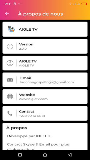 AIGLE TV Screen 3