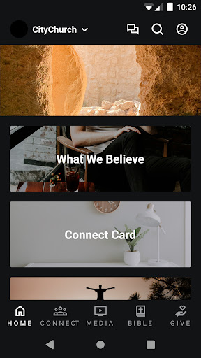 Android application CityChurch FTL screenshort