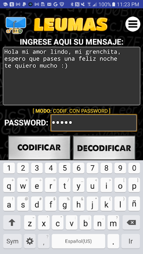 Leumas Mensajes Privados Screen 2