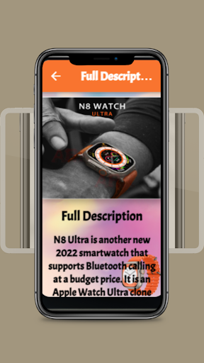 N8 ultra smart watch guide Screen 2