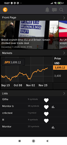 Refinitiv Eikon Screen 2