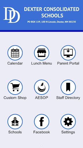 Android application Dexter Consolidated Schools screenshort