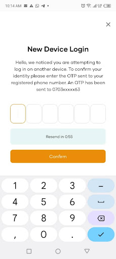 Captura de pantalla de Moneytrust Mobile App