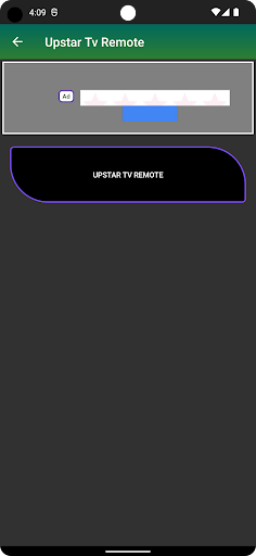 Remote for Upstar Tv Screen 2