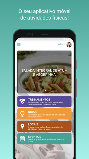 Android application Pro Saúde Ativa screenshort