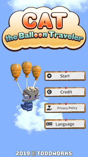 Android application Cat - the Balloon Traveler screenshort