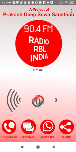 Android application Radio RBL India 90.4 FM screenshort